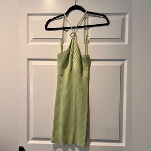 Jonathan Simkhai Light Green Backless Dress